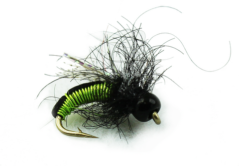 Bead Head Hot Wire Caddis Chartruese, Discount Trout Flies for Fly fishing,Quality Fly Fishing Flies