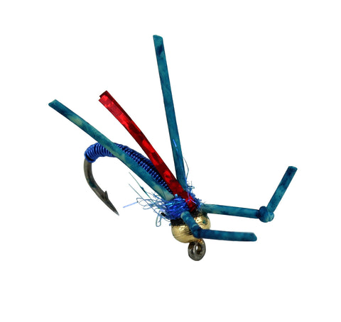 Superman Blue Nymph, Discount Nymph Patterns for Fly Fishing