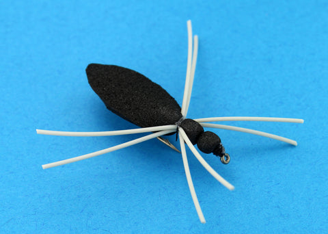 Black Foam Spider,Discount Trout Flies,Cheap Trout Flies,Dryflyonline.com