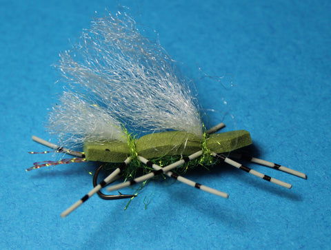 Chubby Chernobyl Olive, Dryflyonline.com, Discount Trout Flies, Cheap Trout Flies