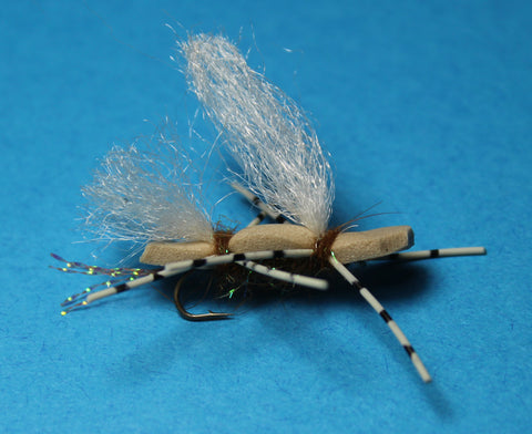 Chubby Chernobyl Tan Hopper, Discount Trout Flies, Cheap Trout Flies Dryflyonline.com