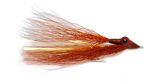 Brown and Copper Clouser Saltwater Fly,Discount Saltwater Flies, Saltwater Fly Fishing