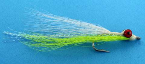 Clouser Chartreuse,Discount Saltwater Flies, Fly fishing Deep Clouser Fly, Florida Saltwater Fly