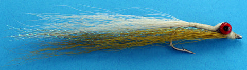 Clouser White and Tan, Cheap Saltwater Flies, Discount Saltwater Flies, Samaki Flies, Dryflyonline.com