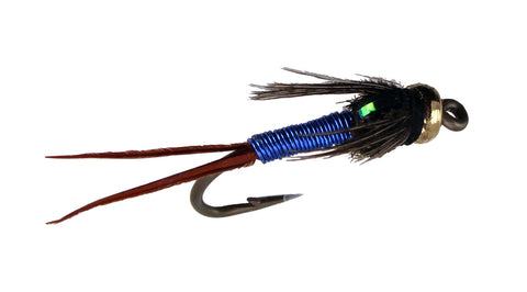 Bead Head Copper John Blue, Wholesale TRout Flies, Discount TRout Flies