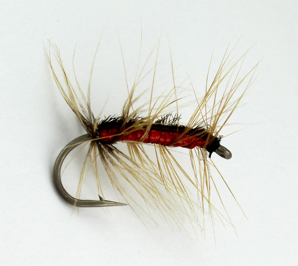 Crackleback - Red, Discount Trout Flies,Dry Fly, Fly Fishing for