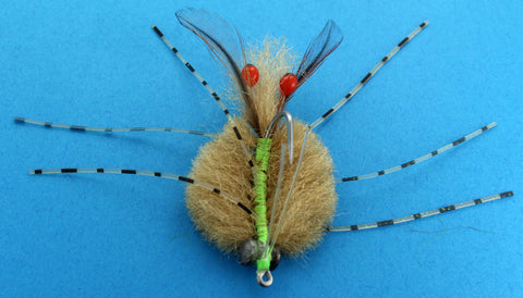 Defiant Crab Tan,Discount Saltwater Flies for Fly fishing, Saltwater Flies for Florida,Tan Crab Fly
