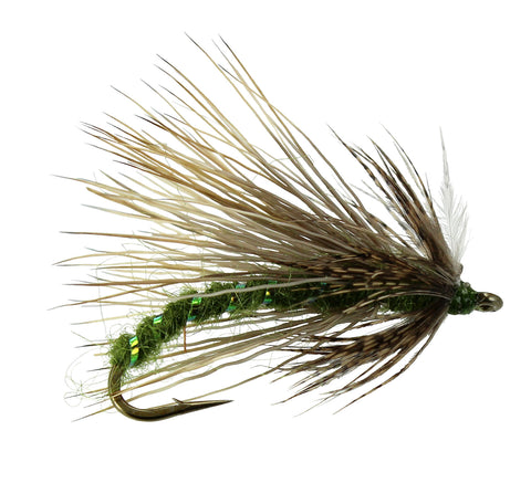 October Caddis Olive, Discount Trout Flies, Dryflyonline.com quality Trout Flies