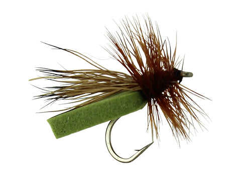 Puterbaugh Caddis Dry Fly Olive, Wholesale Discount Trout Flies, Dryflyonline.com