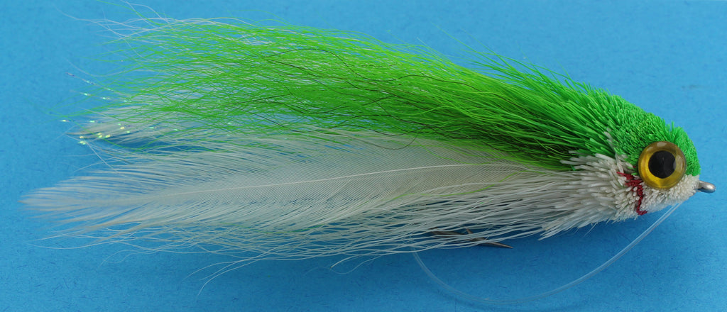 Rattle Mullet-Chartruese,Discount Saltwater Flies for Fly Fishing –