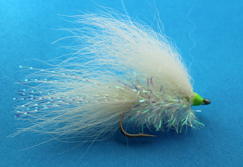 White Fry Baitfish Pattern Dryflyonline.com Samaki Flies