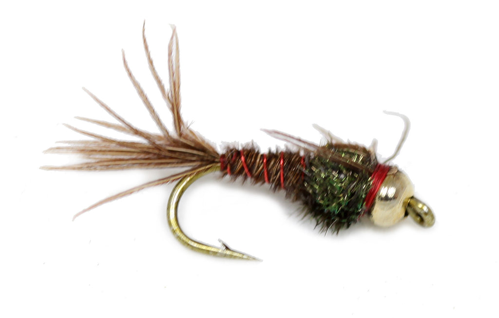 Bead Head American Pheasant Tail Nymph,Discount Trout Nymph Flies –