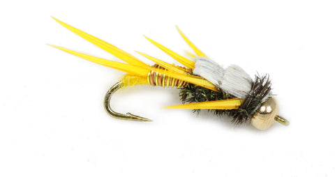 Golden Stone Fly Golden Stone Bead Head Wire Wrap Quality Trout Flies Wholesale Trout Flies