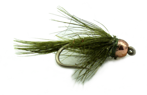 Bird's Nest Bead Head Olive, Discount Trout Flies for Fly fishing 