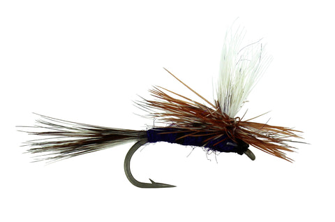 Adams Parachute (Purple Body Dub),Discount Trout Flies for Fly Fishing –