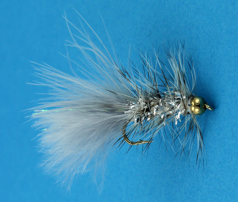 Silver Minnow Streamers Fry Sz10 Trout Fly Fishing Flies Mini
