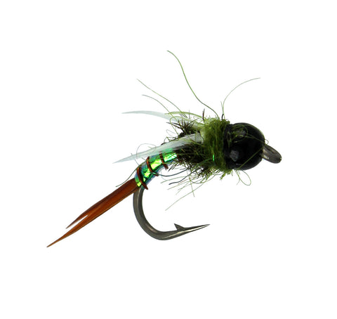 Bead Head Maylar Prince Nymph, Discount Trout Flies, Prince Nymph Variation, Dryflyonline.com