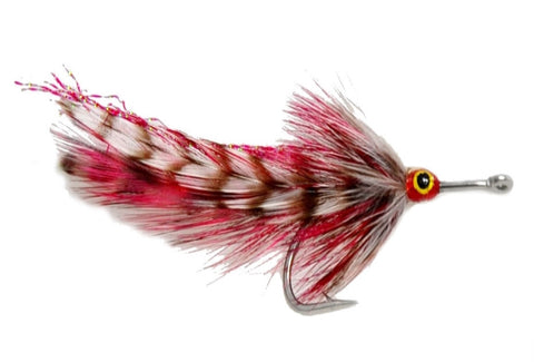 Tarpon Fly Big Eye Red Grizzly (3)