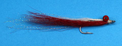 Red and White Clouser,Discount Saltwater Flies,Fly Fishing Saltwater,Clouser Fly