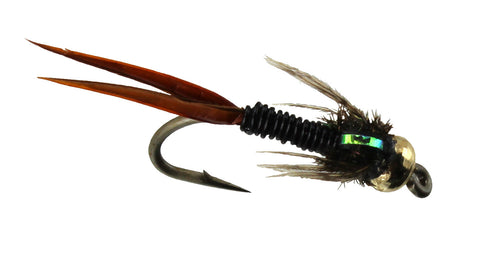 Copper John Black Bead Head Wholesale Discount Flies,Trout Flies,Dryflyonline.com