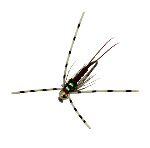 Copper John Red Steelhead Fly,Wholesale Trout Flies, Disocunt Trout Flies
