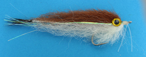 Finger Mullet with Flash,Discount Saltwater Flies,Brown Mullet Pattern 