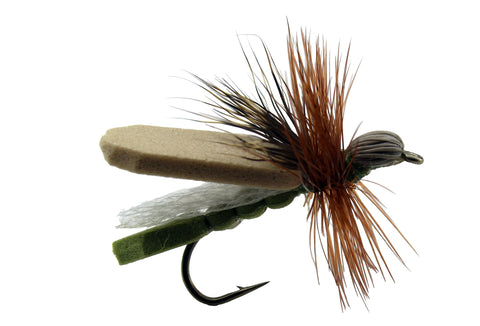 Green Leaf Hopper, Dryflyonline.com, Discount Flies, Wholesale Flies