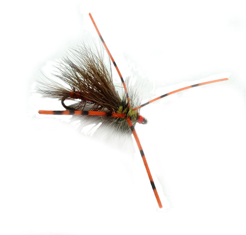 El Crawcito - Orange, Crawfish Fly for Fly fishing, Bass Crawfish Fly –