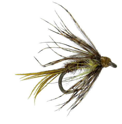 Sulpher Soft Hackle Fly, Trout Fly Wet Sulpher Fly. Cheap Trout Flies, Dryflyonline.com