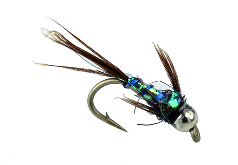 Bead Head Lightning Bug Pearl,Cheap Trout Flies,Discount Trout Flies for Fly Fishing